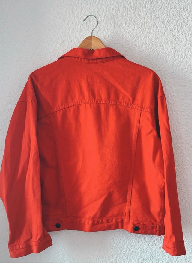Chaqueta Vaquera Roja Pull&Bear