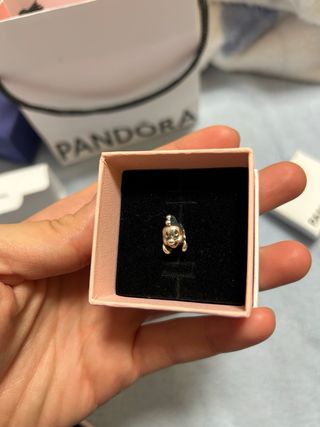 Charm Flounder La Sirenita Pandora Azul Dorado