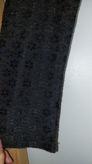 Vestido negro encaje talla S