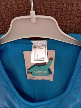 Conjunto nieve niño Chaquetón y Mono T4