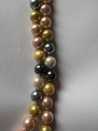 Collar corto perlas multicolor