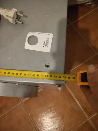 Caja ventilación industrial metálica