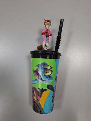 Zootrópolis 2 Vaso 50ml + Paja Disney Cine excl