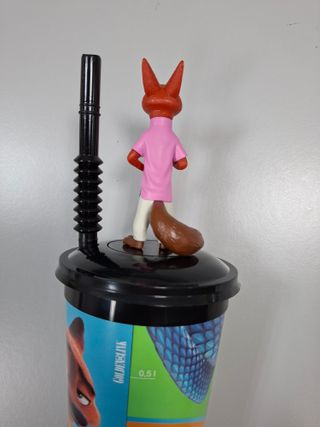 Zootrópolis 2 Vaso 50ml + Paja Disney Cine excl