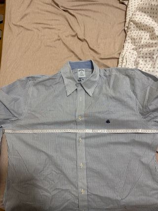 Camisa Brooks Brothers Raya Azul Talla XL