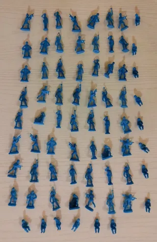 Lotto 62 Soldatini Atlantic 1/72 H0