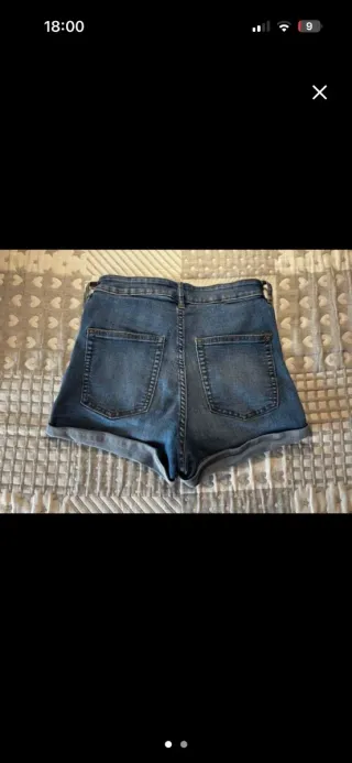 Shorts vaqueros cintura alta talla 38