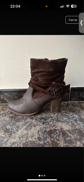 Botas marrones de tacón