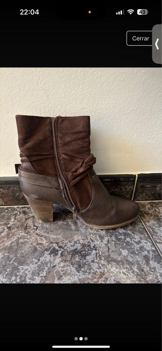 Botas marrones de tacón