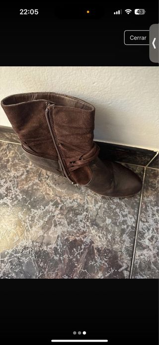 Botas marrones de tacón
