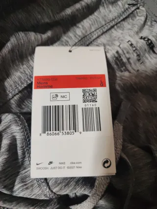 Pantalón chándal Nike gris nuevo