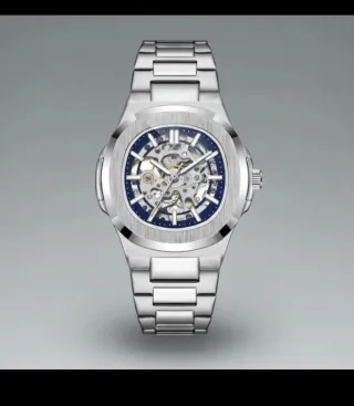 Reloj Automático Acero Inoxidable Esqueleto