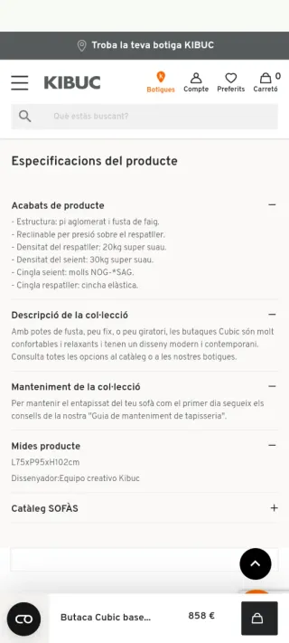 Butaca relax manual giratoria beige