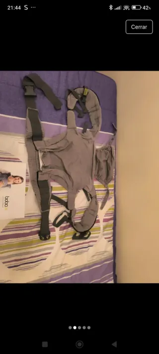 Mochila Portabebé Boba X Gris