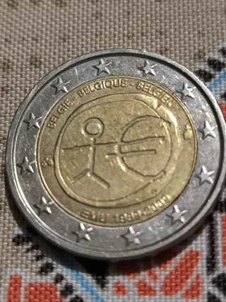 Moneta 2 Euro Belgio Commemorativa