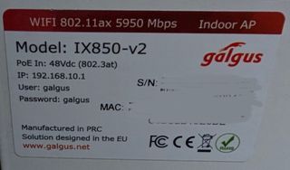 Punto de Acceso WiFi Galgus IX850v2