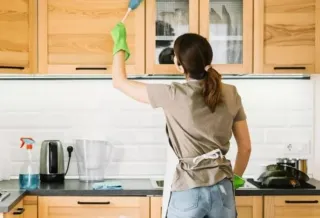 Realizó trabajo de limpieza a domicilio