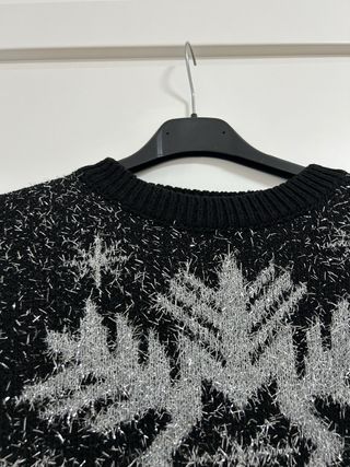 Maglione natalizio con fiocco di neve