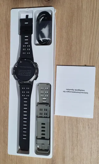 Reloj Inteligente Deportivo Negro y Gris