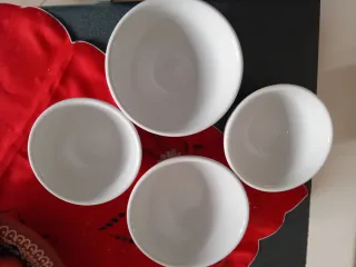 Set 4 ciotole in porcellana
