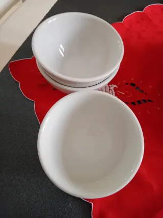 Set 4 ciotole in porcellana