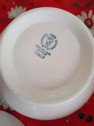 Set 4 ciotole in porcellana