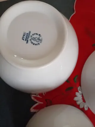 Set 4 ciotole in porcellana