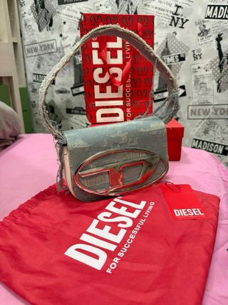 Borsa Diesel denim con scatola