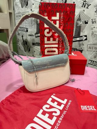 Borsa Diesel denim con scatola