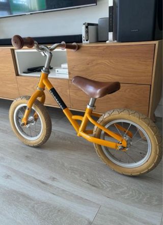 Bicicleta sin pedales Veloretti amarilla