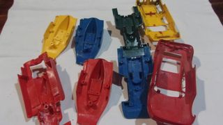 Lote Desguace de 8 Carrocerías Scalextric Exin