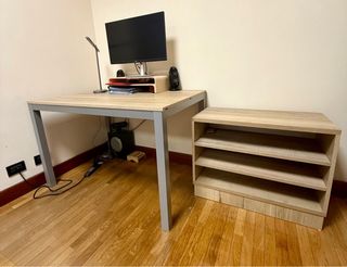 Tavolo Lube + Mobiletto Legno