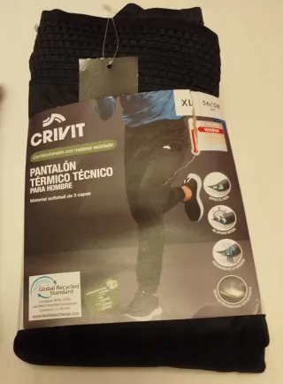 Pantalón térmico técnico hombre.