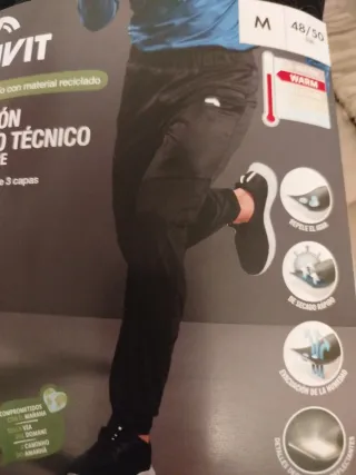 Pantalón térmico técnico hombre.