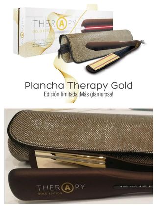 Plancha Therapy Gold Edition con funda