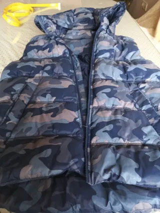 Chaleco Benetton Camuflaje Azul