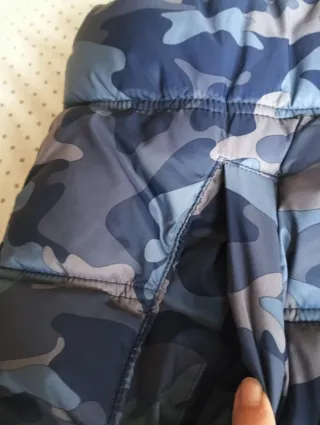 Chaleco Benetton Camuflaje Azul