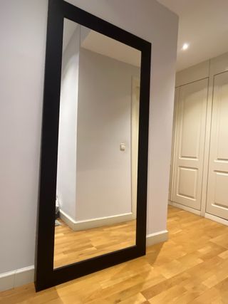 Espejo de pie negro 190x90