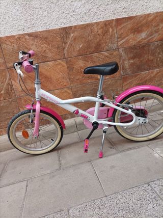 Bicicleta infantil BTWIN rosa