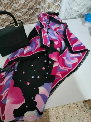 Bolso fiesta y pañuelo invierno