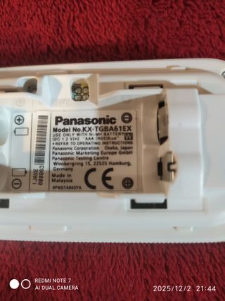 Teléfono Inalámbrico Panasonic KX-TGBA61EX