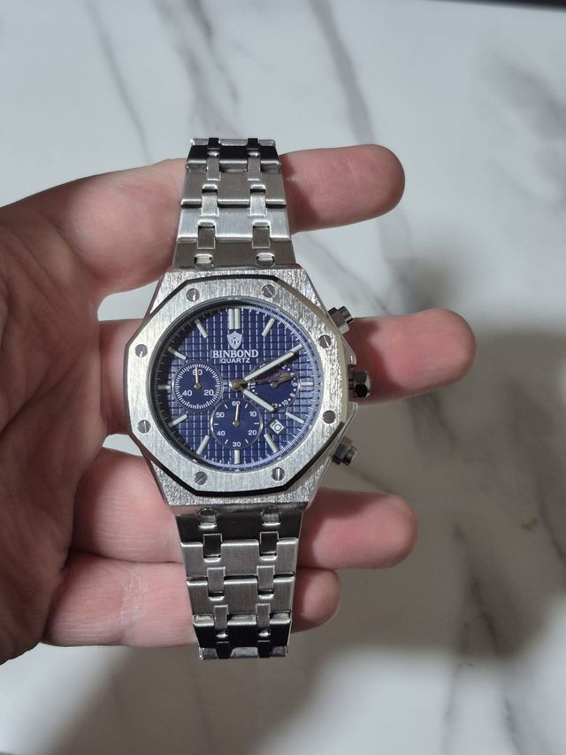 Orologio Oak 44mm Cronografo blu