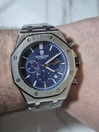 Reloj Oak 44mm Cronógrafo azul