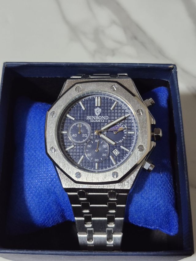 Orologio Oak 44mm Cronografo blu
