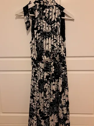 Vestido largo estampado floral