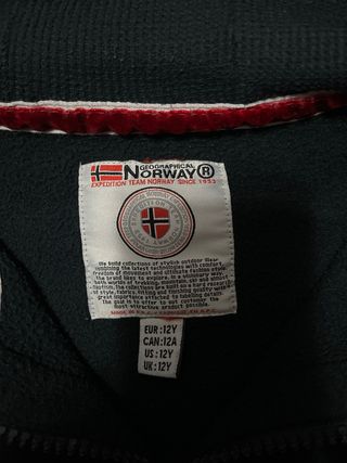 Sudadera Geographical Norway niño azul marino