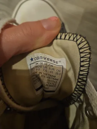 Converse Negras Talla 41