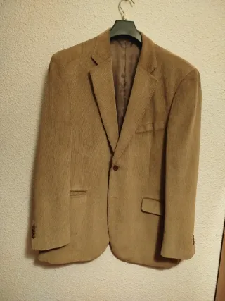 Americana de pana marrón hombre