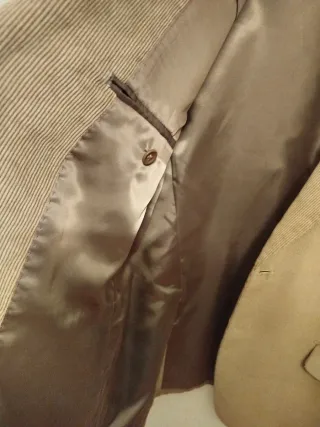 Americana de pana marrón hombre