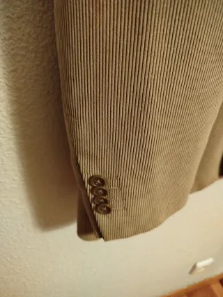 Americana de pana marrón hombre